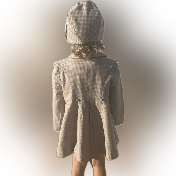 vintage Toddler Craft with the miracle Hem 3T toddler kid girls coat size 3 hat - Picture 1 of 16